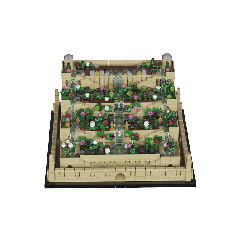 ‌ MOC Babylon Hängende Gärten Architektur Bausteine 1863PCS Ancient Wonder Modell Ziegel Spielzeug Urlaub Geschenk für Erwachsene Teenager