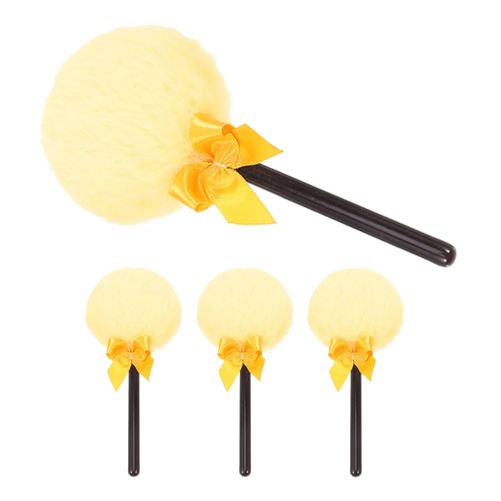 

4Pcs Lollipop Powder Puff Soft Makeup Puff for Face Body Powder Coverage Sensitive Skin Portable Reusable