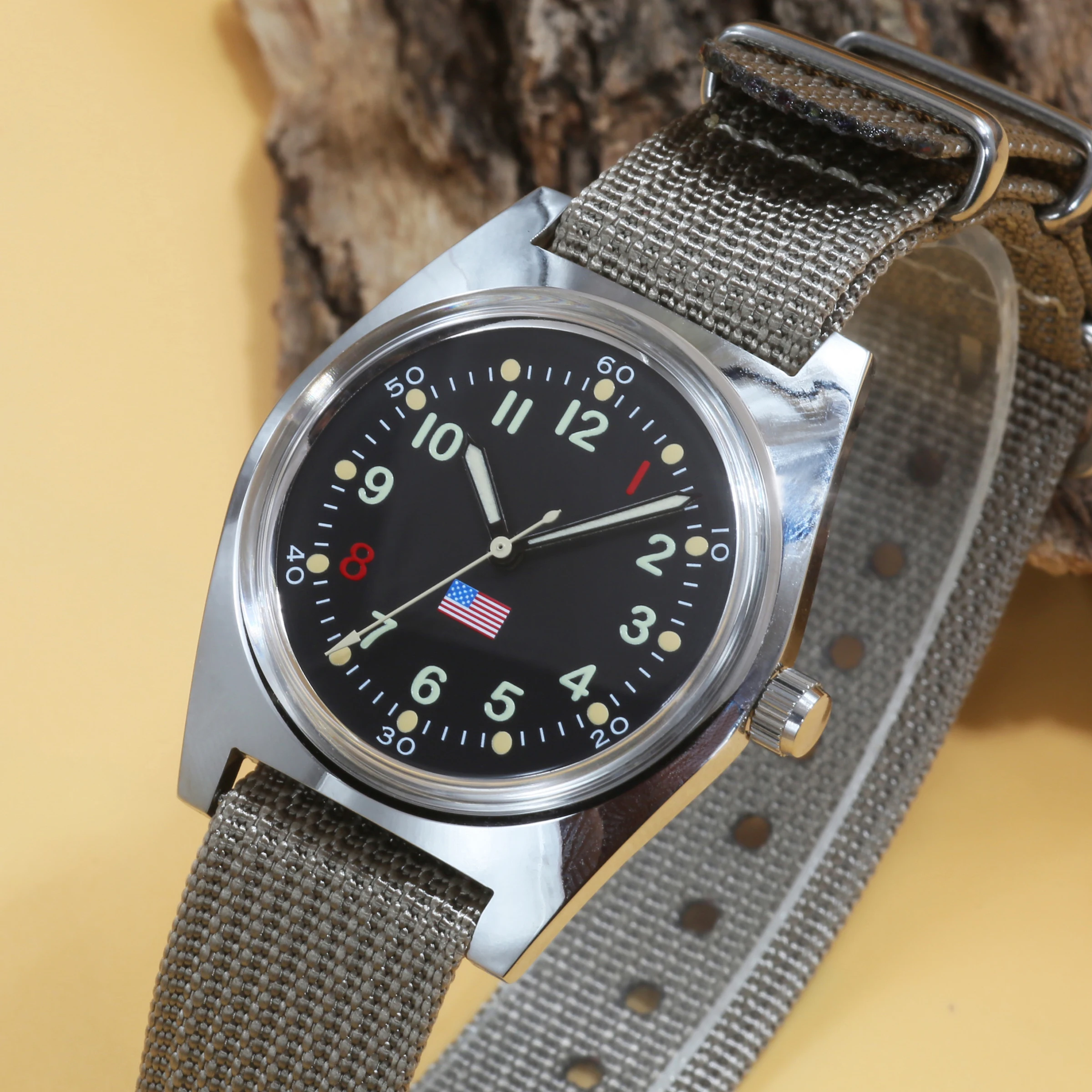 

Мужские механические часы PHANTOM 36 мм, водонепроницаемые, из нержавеющей стали, в стиле ретро, военные, с ручным заводом, 36 мм, дропшиппинг