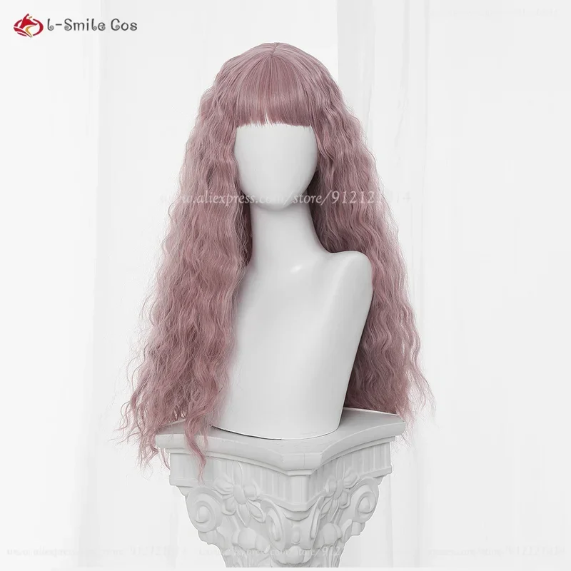 Anime NANA Serizawa Layla Cosplay Wig 80cm Light Grey Pink Curly Women Hair Heat Resistant Synthetic Hair Halloween Wigs