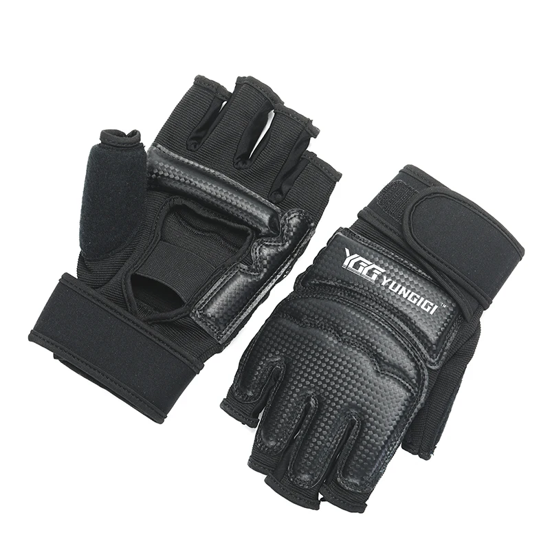 Taekwondo Gloves Foot Guards EVA Padded Protective Gear PU Leather Hand and Foot Protection for Martial Arts Kickboxing Training view 5