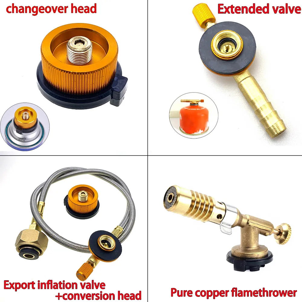 

Outdoor Camping Gas Stove Propane Refill Adapter LPG Flat Cylinder Burner Gas Charging Tank Coupler Container Adapter Save
