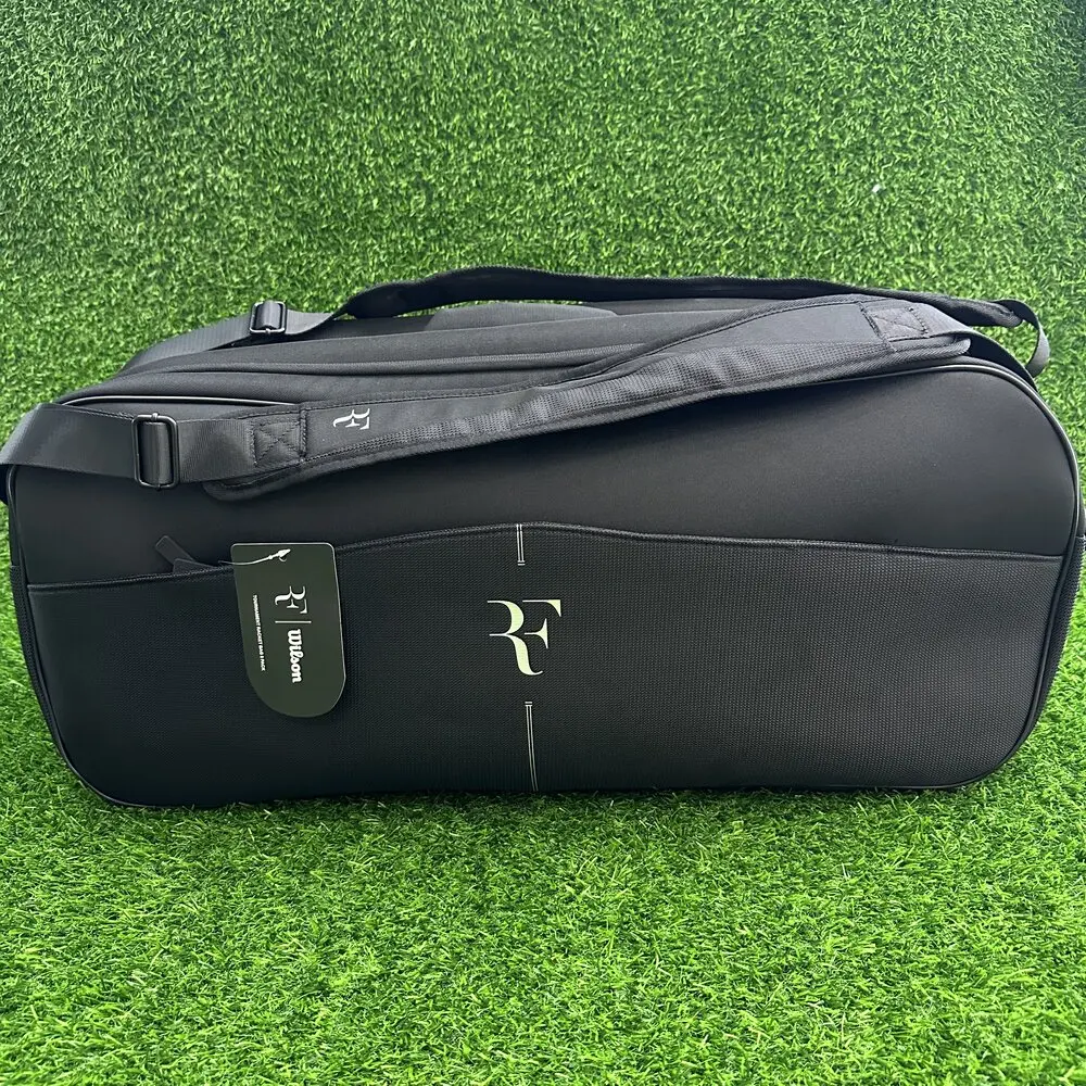 Wilson Tennis Bag RF Tournament Racquet Backpack 9 Pack Large-capacity Professional Sport Tennis Bag with Heat Insulation