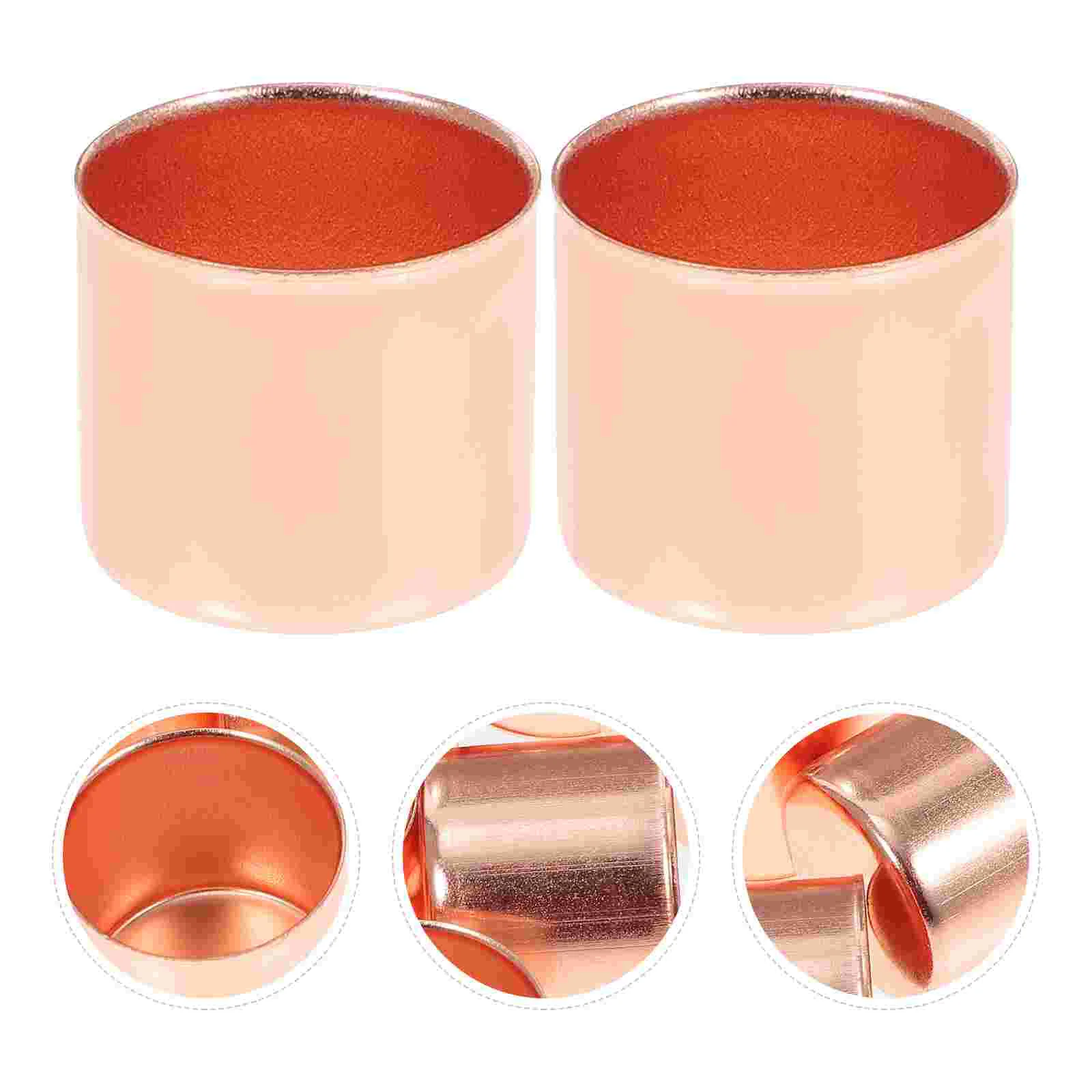 

10 Pcs Metal Cup Cups Candles Aromatherapy Holders for Candlesticks Christmas DIY Protector Dripping Water Tealight