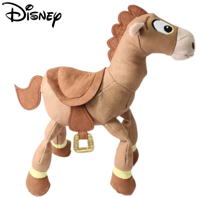 New 25cm Cute Horse Cartoon  Adult Plush Sheriff Bass Bullseye Stuffed Animals Plush Doll Birthday Surprise Gift In Stock
