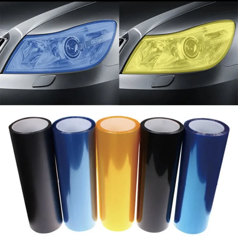 Car Headlight Taillight Fog Lamp Tint Film Sticker For Volkswagen VW POLO Golf 4 5 6 7 Passat B5.5 B5 B6 MK5 MK6 CC EOS Beetle