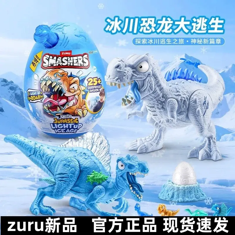 Oeuf Surprise Garcon Jouet Dinosaure Smashers Nano Jurassic Light Up Dino De ZURU (3 Pack Oeuf