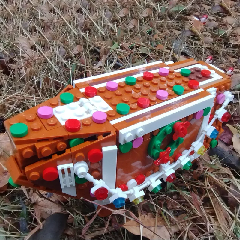 Christmas Serie Building Block Star Battle 459 PCS Gingerbread Sand Crawler Model Kid Educational DIY Assembly Toy Birthday Gift