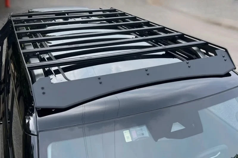 Roof Luggage Frame Aluminum Alloy Material Module Platform Side Ladder Fit for JETOUR Traveler T2 2023-2024 Car Exterior Parts