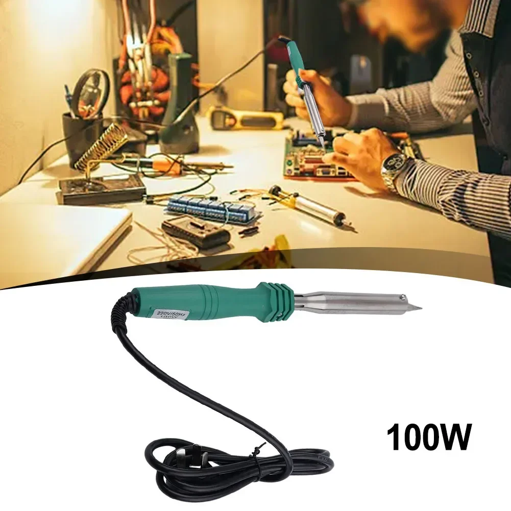 

Tin Soldering Iron 100W-300W 220V Electric Tin Welder Soldering Iron Rework Station Plastic Handle External Heating Tools