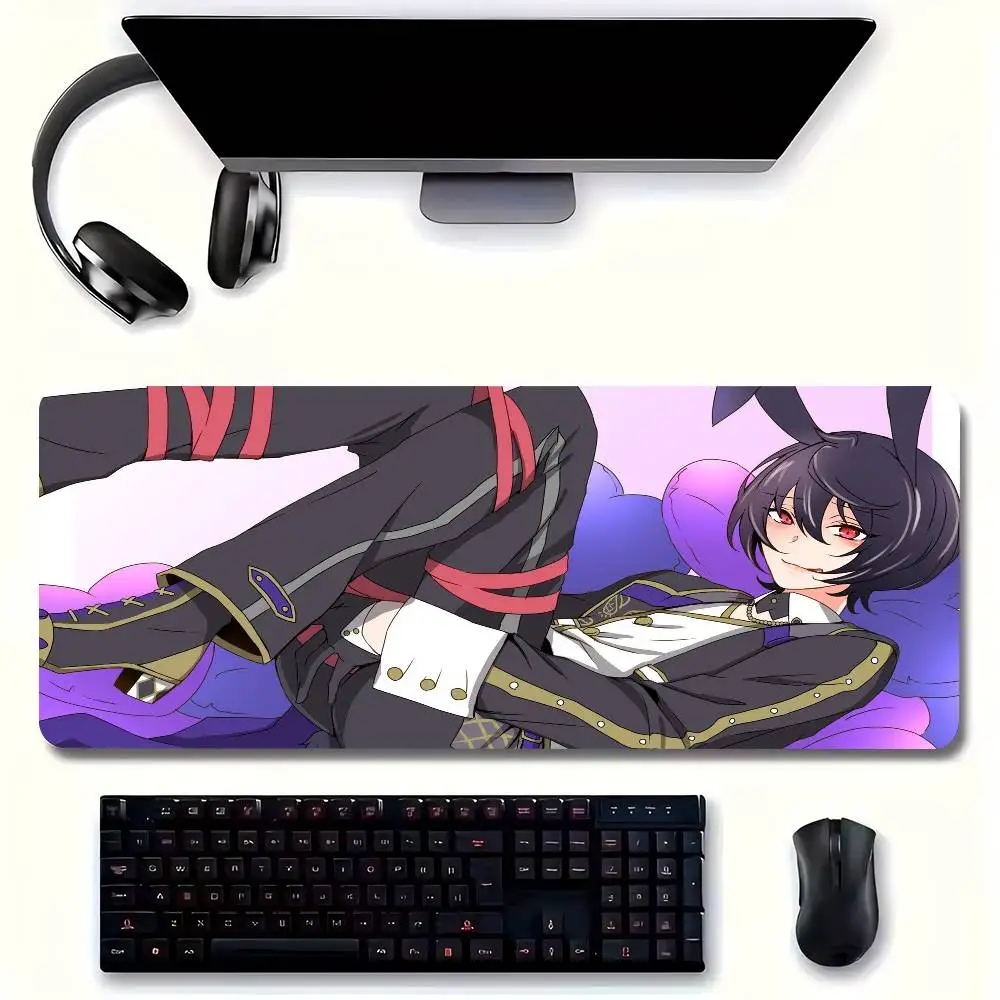 Anime S-Sakuma Ritsu Mousepad Non-slip Suitable For Office Computers Laptops E-sports Game Desk Mats XXL Keyboard
