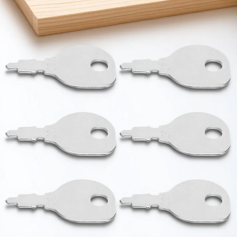 

6pcs Tractor Keys Ignition Lawnmower Starter Replacement File Cabinet Lock Equipment Compatibility Agricultural Machinery Tools