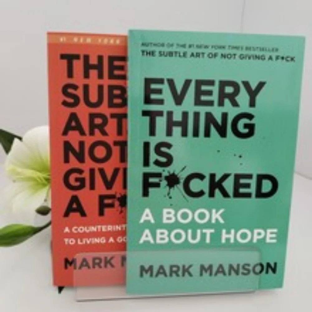 

The Subtle Art of Not Giving A F*ck / Every Thing Is F*cked By Mark Manson Self Management Stress Relief Book
