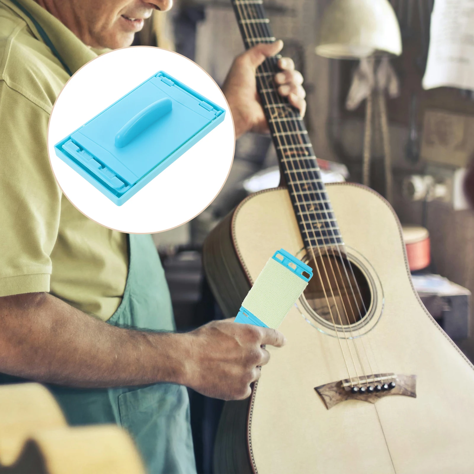 

Guitar String Cleaner Fretboard Acoustic Cleaning Bass End Dressing Plastic Erasers for