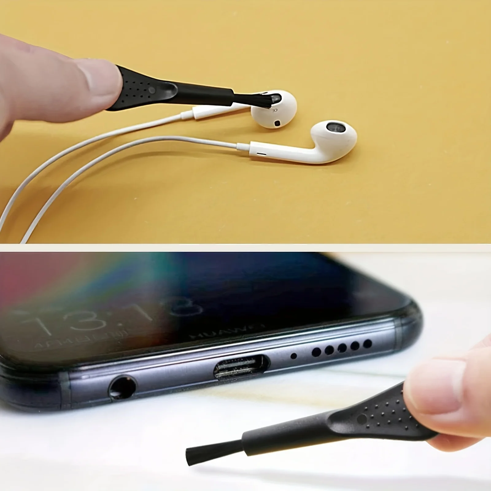 18PCS Universal Phone Charger Port Cleaner, Dustproof USB-C/Lightning Cleaning Brush Set Kit for iPhone SamsungCleaning Tools view 4