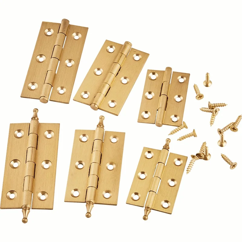 

Brand New 10PCS Brass Furniture Hinges 2Inch/2.5Inch/3Inch Invisible Door Hinges Cupboard Wardrobe Drawer Cabinet Door Hinges