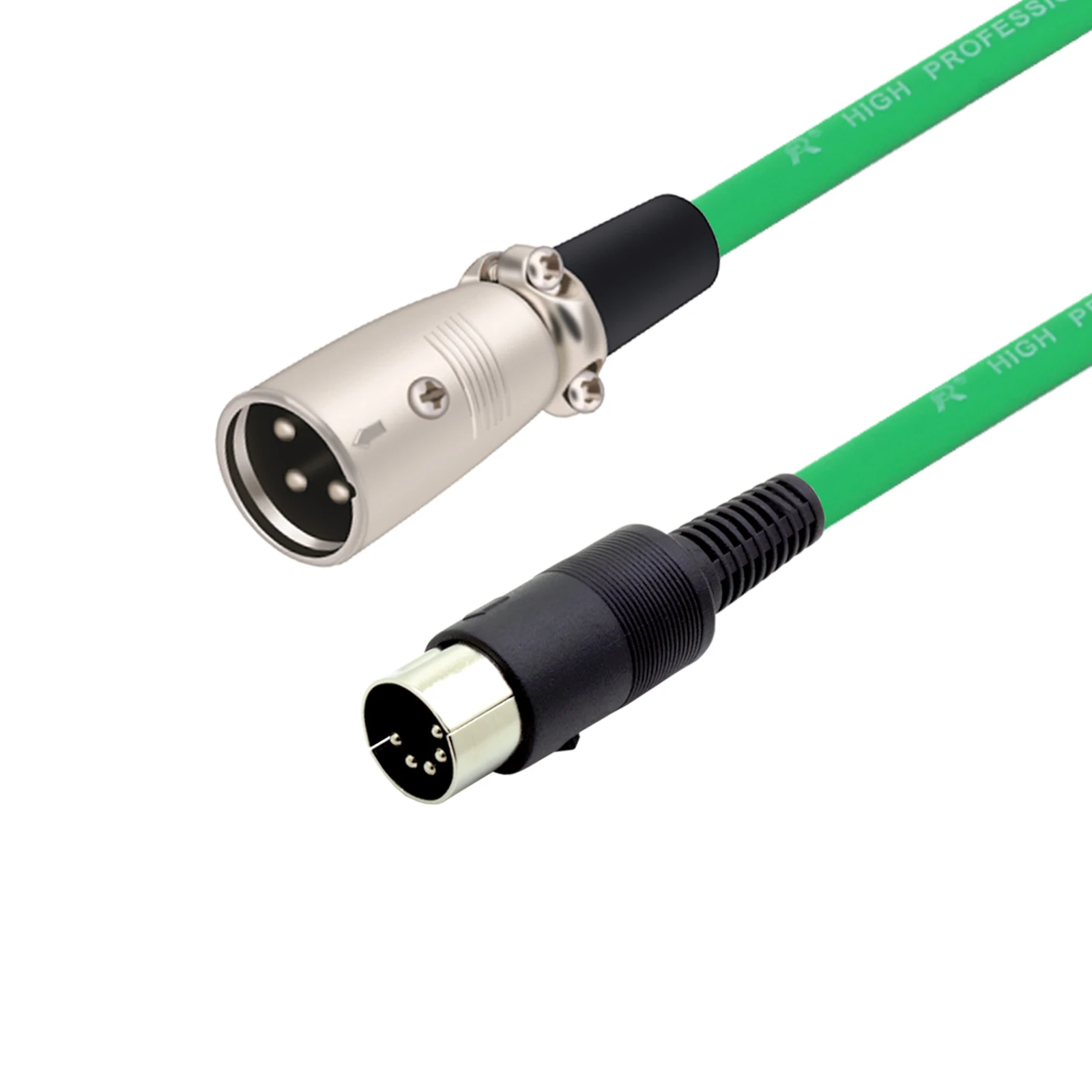 1PC MIDI to XLR Adapter Cable,DIN 5 Pin to XLR 3 Pin Audio Cable for Match Music Instruments or Cable with MIDI or XLR Connector