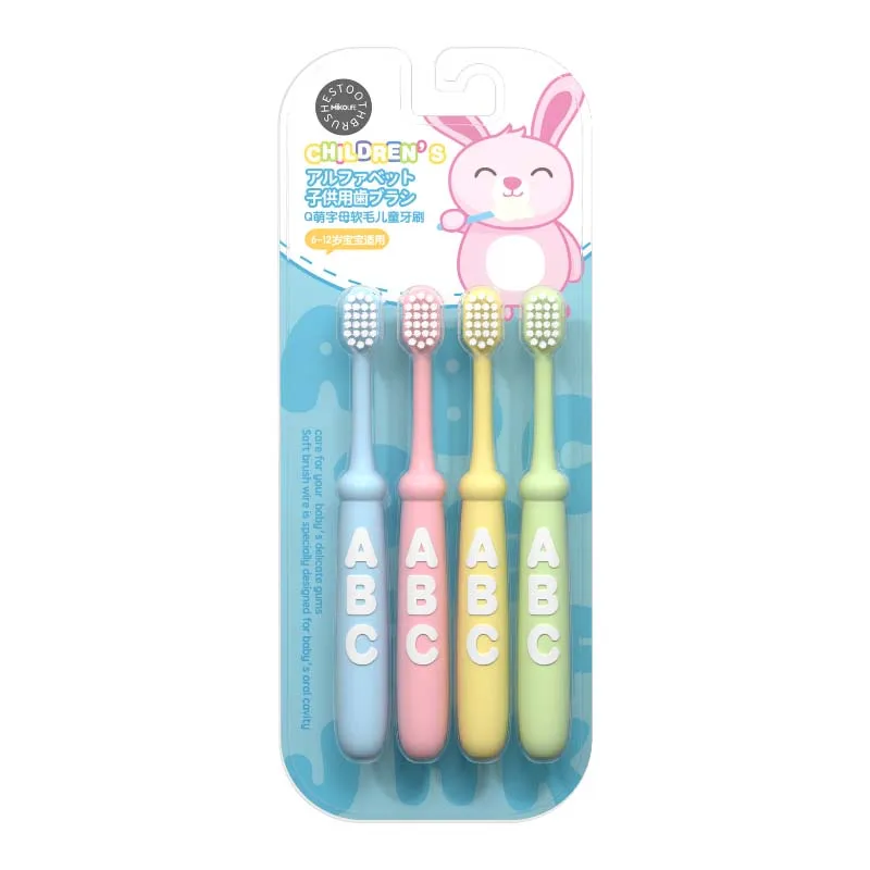 MikolifeQ Cute Children S Small Head Soft Bristle Toothbrush High Density Brush Wire Does Not Damage Gums for Children Aged 6