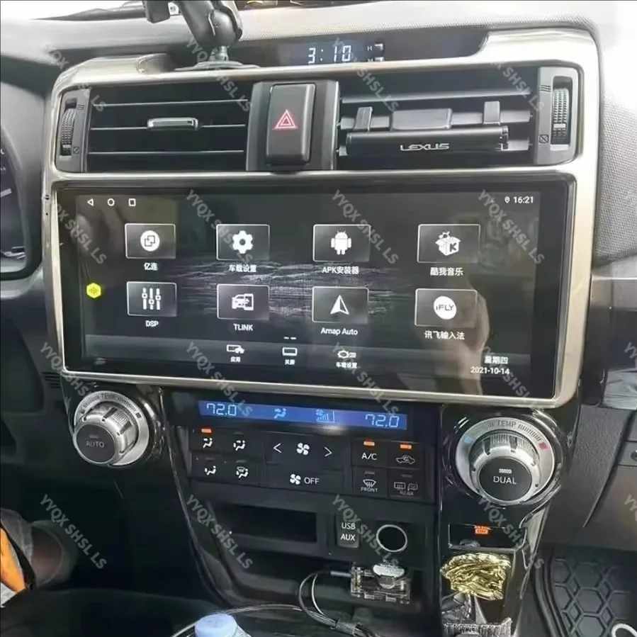 

Carplay Auto Android 14.0 8G+256G 360 Camera 4G LTE IPS Car DVD Player GPS WIFI Bluetooth Radio For Toyota 4 Runner 2009- 2022