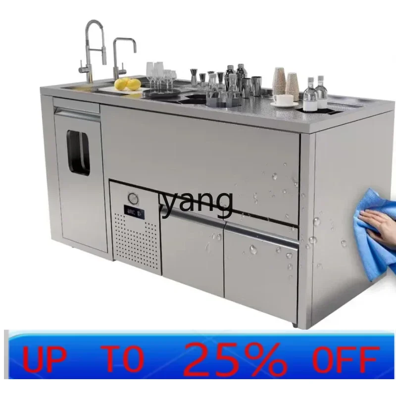 

LTT bartending workbench cocktail bar arc stainless steel customization