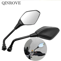 Black ABS Motorcycle Rear Mirror Scooter 8 10mm Side Mirror Universal For Yamaha XMAX 125 250 300 400 NMAX 155 TDM 900 Xcity FZ1