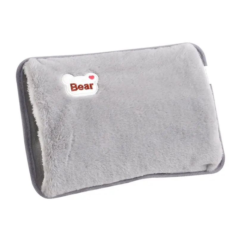 

B82B-Hand Warmer Electric Hot Water Bag Soft Hand Heater Fast Heating Warm Water Bag Winter Rechargeable Warm Hand Bag EU Plug