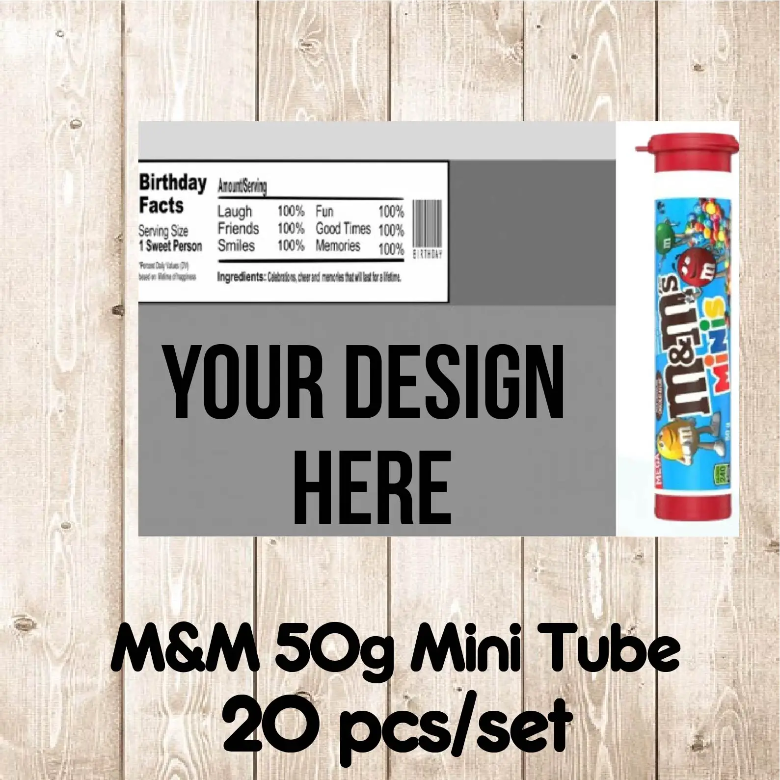 حزمة هدايا شخصية للحفلات، ملصقات مائية، حقيبة رقاقات، صندوق تغليف الحلوى، هدية مخصصة لحفلات أعياد الميلاد، أي موضوع تصميم