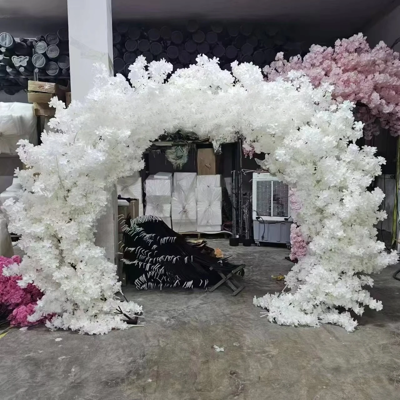 

Pink artificial cherry blossom tree Wedding decoration Arch artificial cherry blossom cherry blossom tree