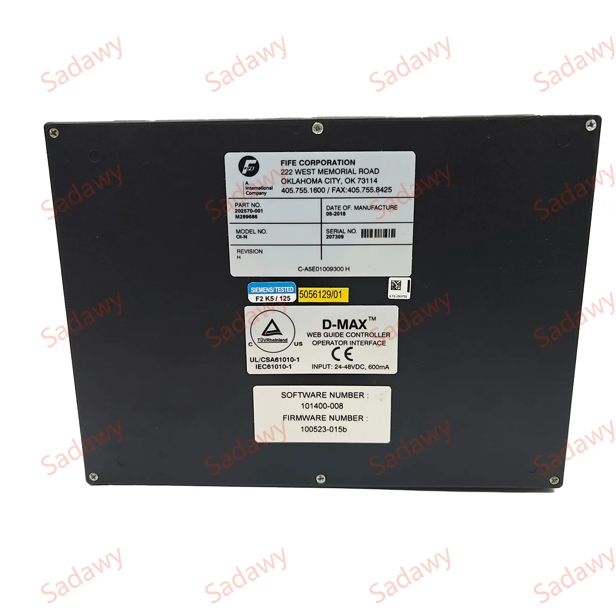 Max-cess FIFE OI-N 202570-001 D-MAX Web Guide Controller with warranty