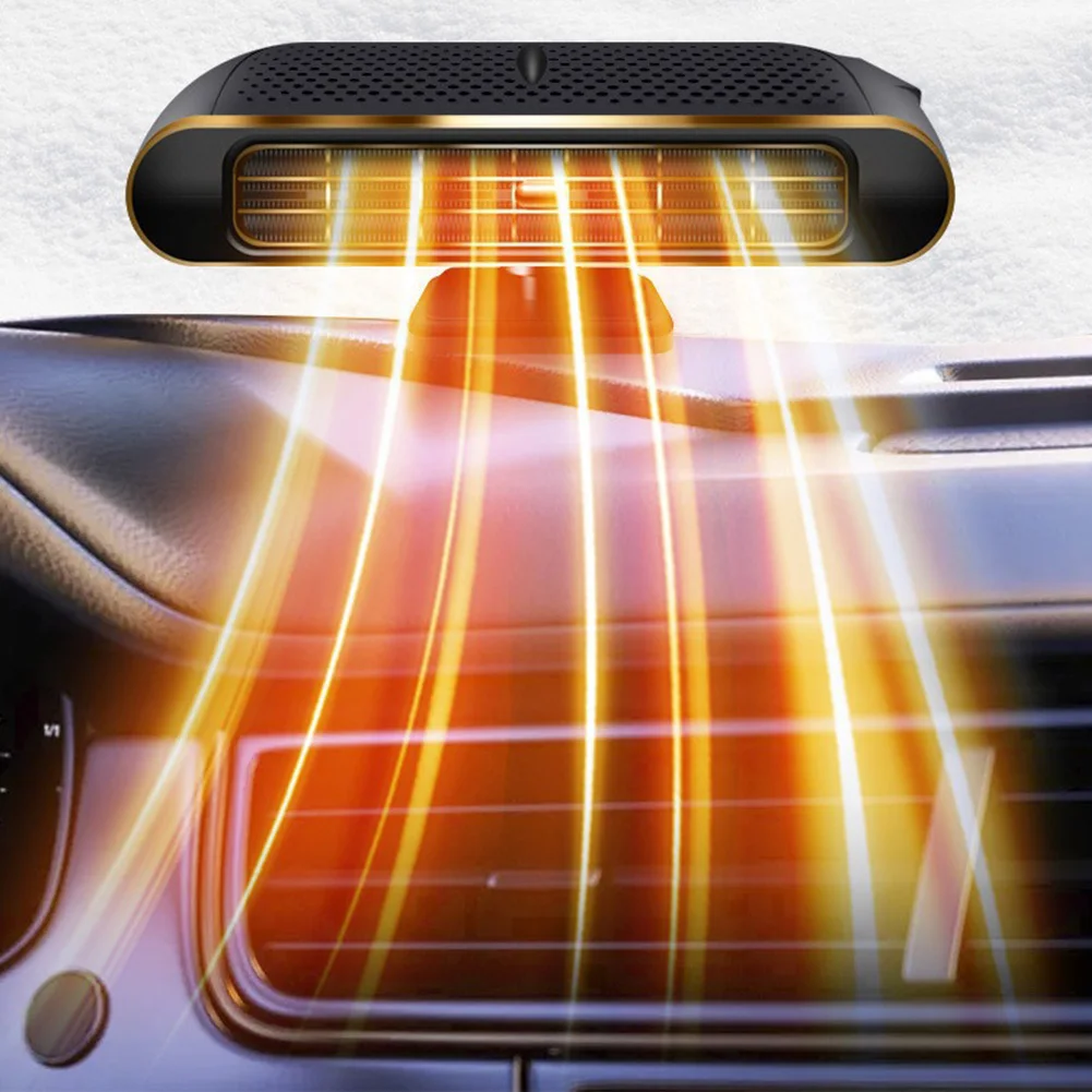 Defrosting 12V Heats 360 Degree Heat Distribution Car Accessories 17*9.5*7.5CM Car Demisting Efficient Heating Technology