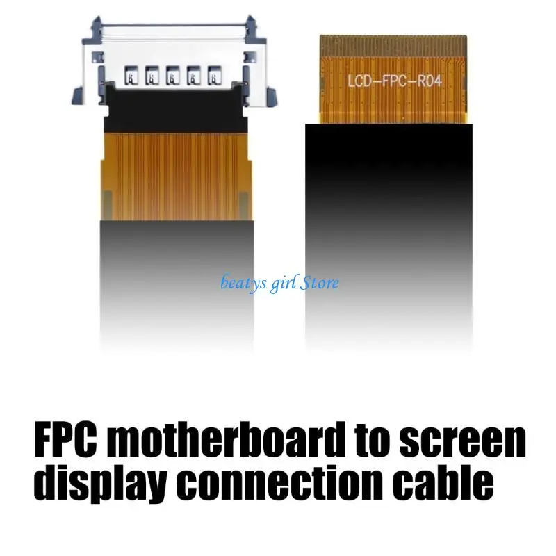 

C7AB FPC Соединительный кабель 33x265 мм Экранный дисплей для сборки 3D-принтера X1C