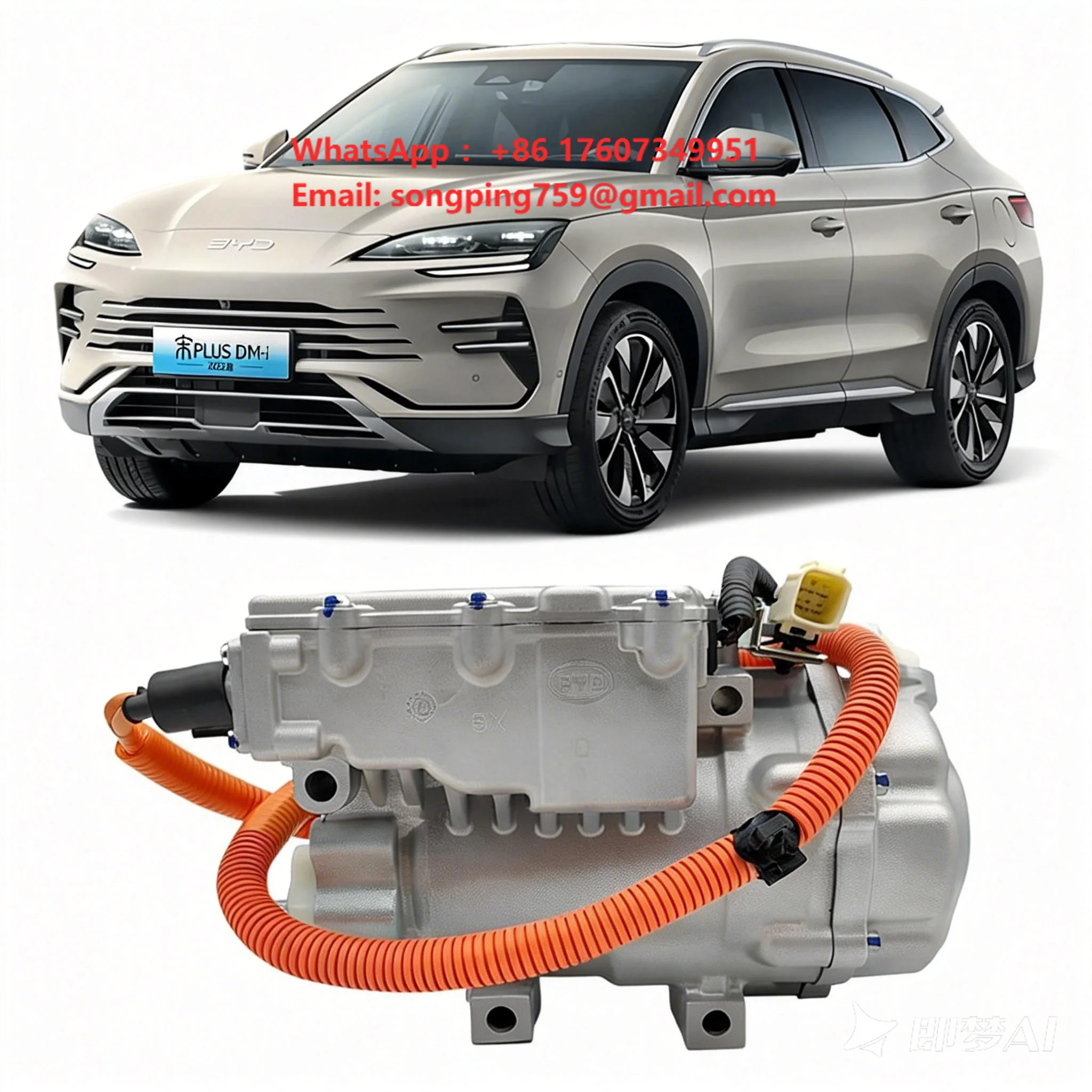 Byd Seal U Dm-i Original air Condition Ac Compressor OEM HCEF-8103020 air Condition Pump for Byd Song Plus Dm-i