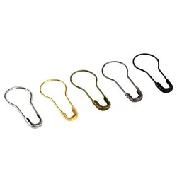 100/300Pcs Colorful Small Metal Safety Pins 22mm Gold/Silver/Black/Bronze/Gray Pins Underwear Small Pin Sewing Tools