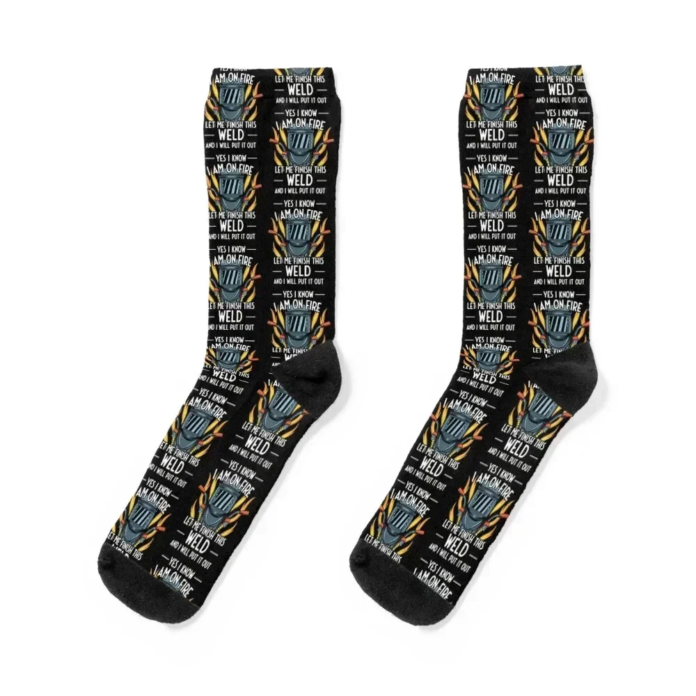 

Welder Gift Idea Socks japanese fashion Antiskid soccer Christmas Rugby Women Socks Men's