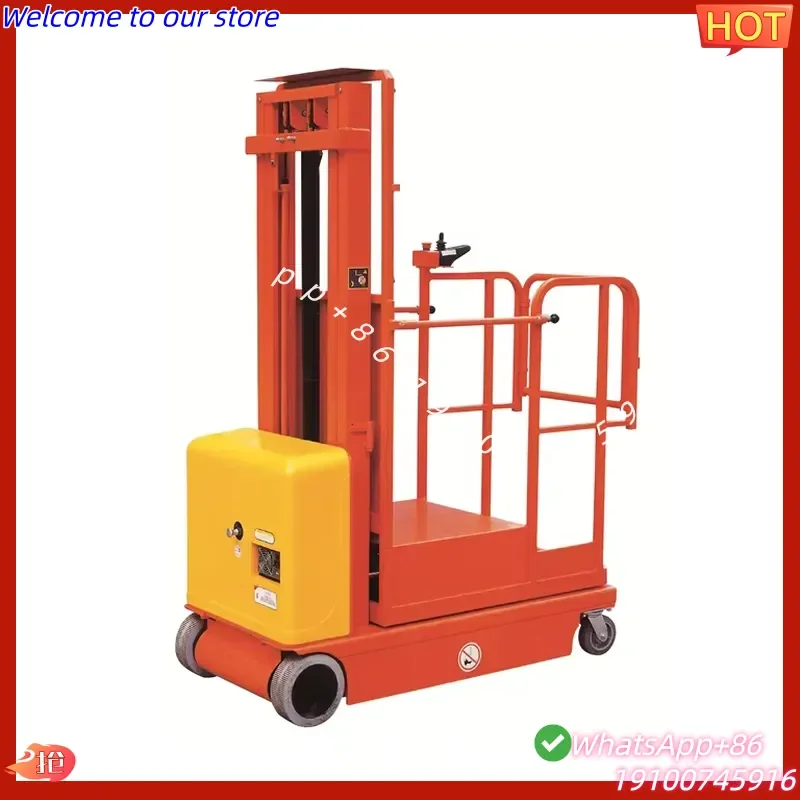 CE Certificate 300kg 500kg 1000kg Full Electric Order Picker Self Lifter