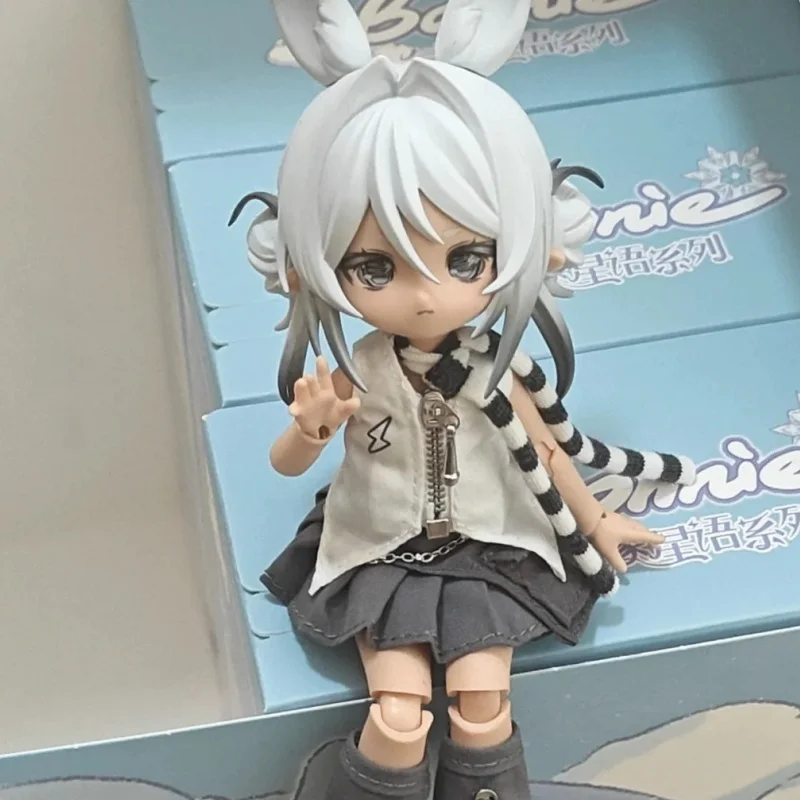 

Come4free 1/12 Bjd Blind Box Bonnie Weather Star Talk Series Cute Bunny Ball Jointed Doll Desktop Posable Anime Figure Toys Gift