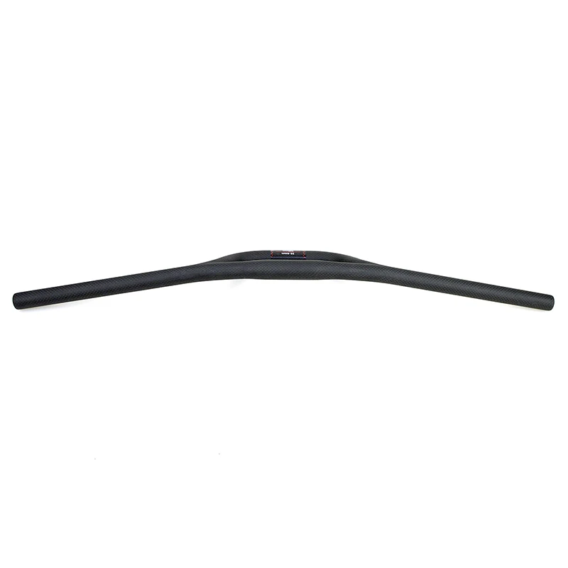 Neuer Kinderfahrradlenker Matt 3K Vollcarbonfaser Fahrradlenker 9,5 Grad Rückenwärtsneigung Doppelrohr Carbonlenker MTB 66mm Höhe – Detail 6