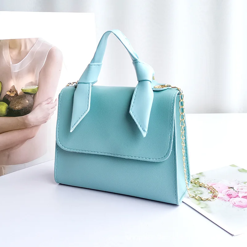 Fashion Small Crossbody Bags New Women Mini Leather Shoulder Bag Messenger Bag For Girl Solid color Chain Bag Ladies Phone Bag