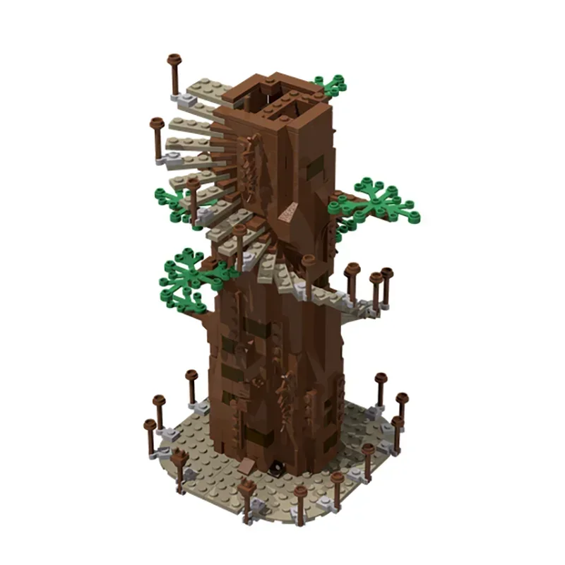 인기 스타 영화 모델 Moc 빌딩 블록 우주 나무 집 기술 모듈식 블록 선물 크리스마스 장난감 DIY 세트 조립