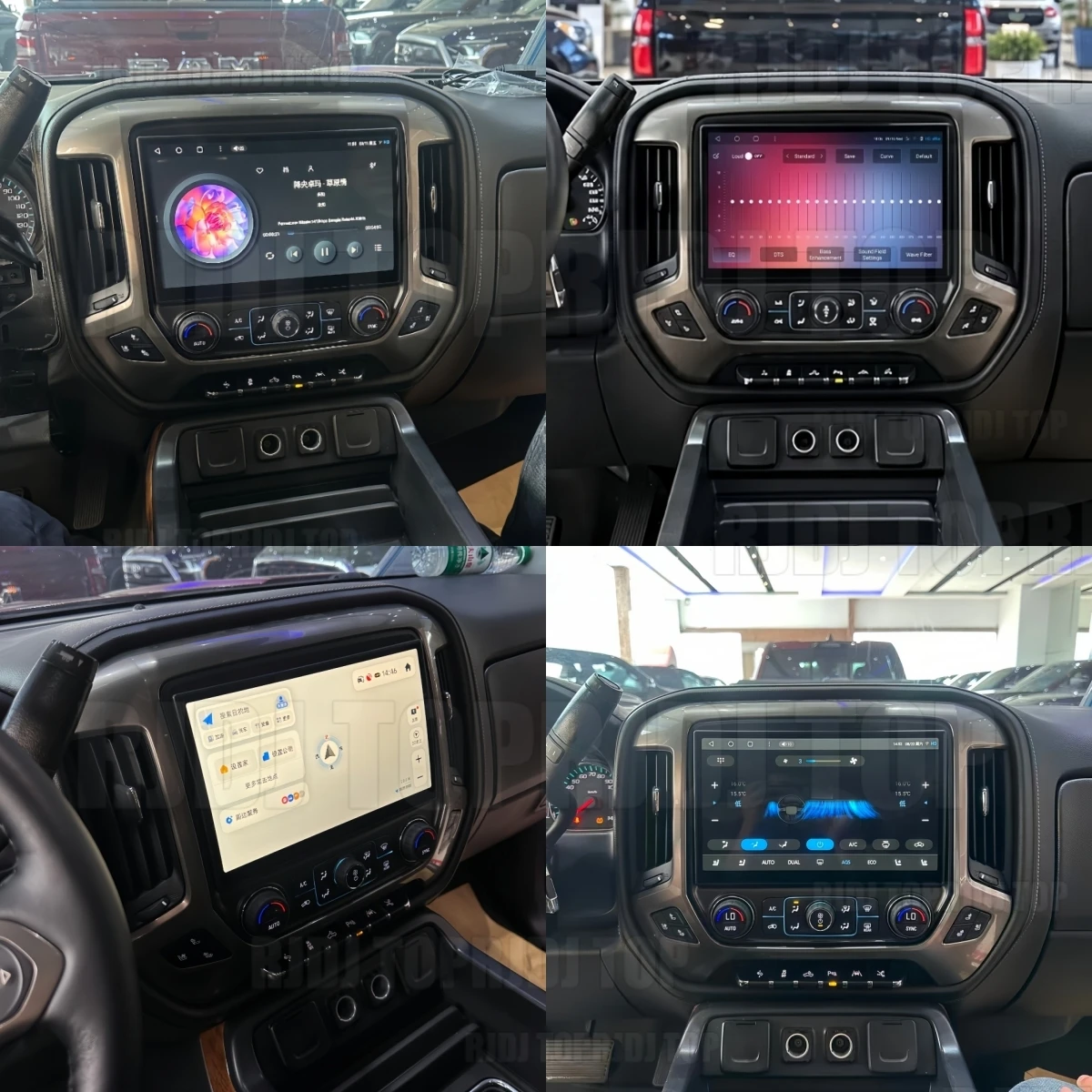 11.6'' Car Radio Screen Android Auto Multimedia Video Player GPS Navigation Carplay For Chevrolet Silverado GMC SIERRA 2014-2018