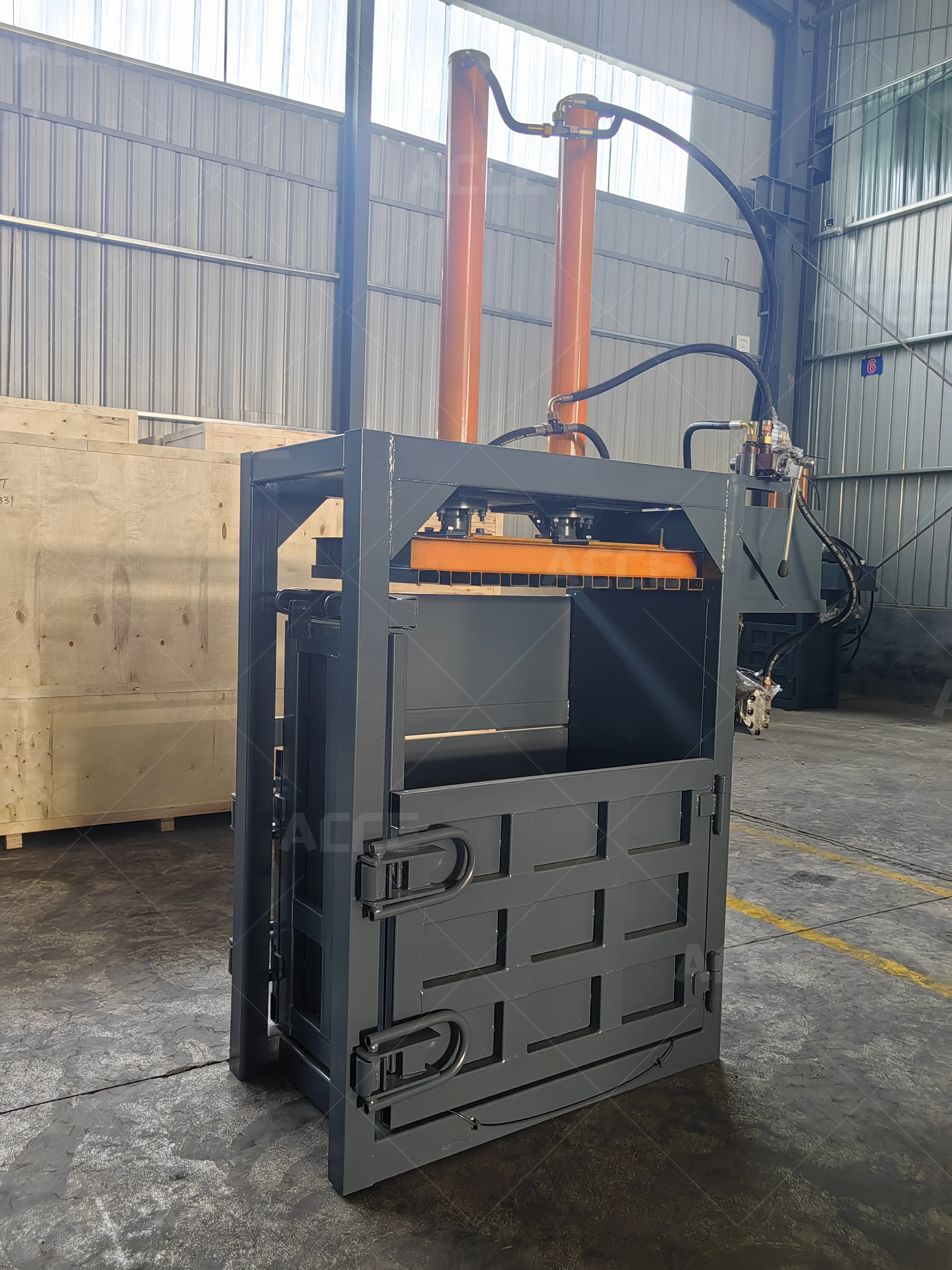 Recycle Aluminium Can Compactor Beliebte hydraulische Metallballenmaschine im Angebot