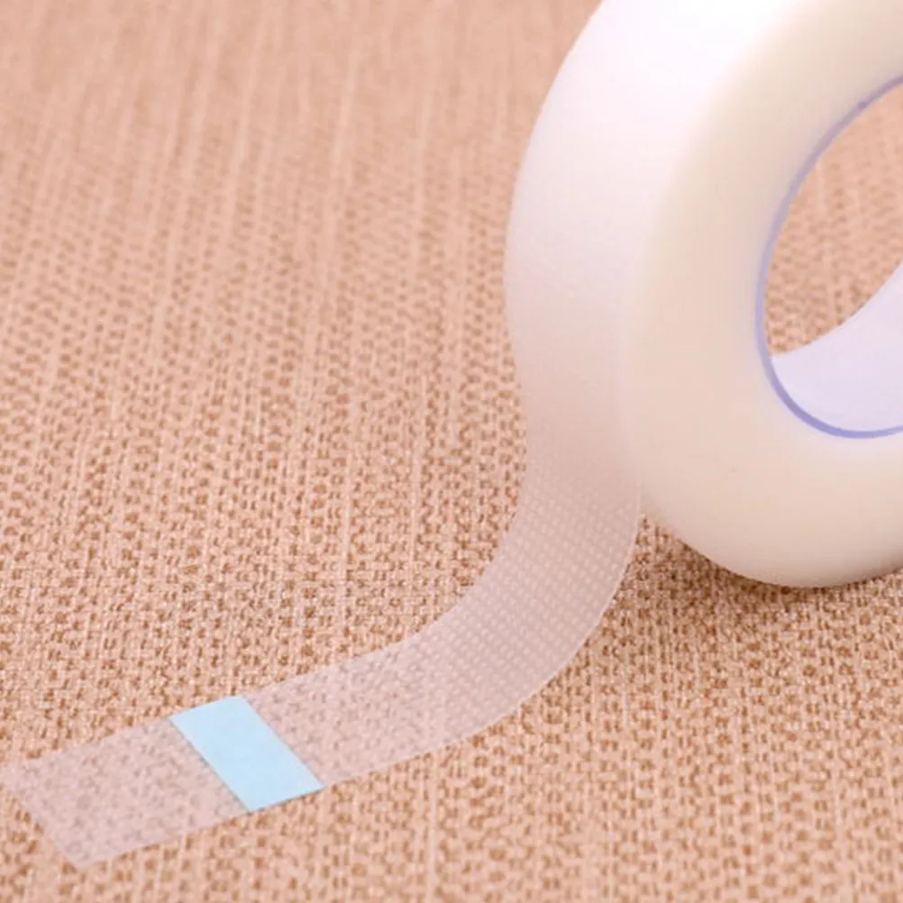 5Pcs Eyelash Extension Tape White Premium Material Gentle on Skin Easy Stick Remove Elastic Isolation Tape for Lash Artists