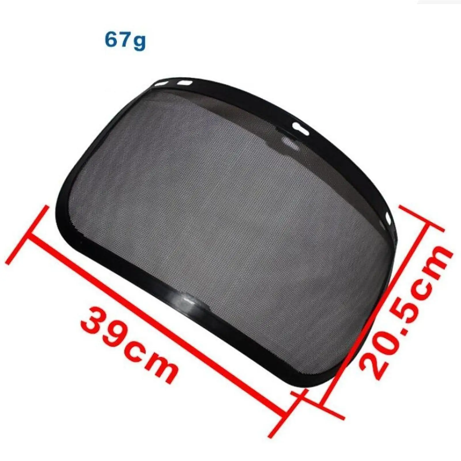 Protective Copper Wire Mesh Face Shield Replacement Visor Helmet Part for Gardening Woodcutting and Weeding Use