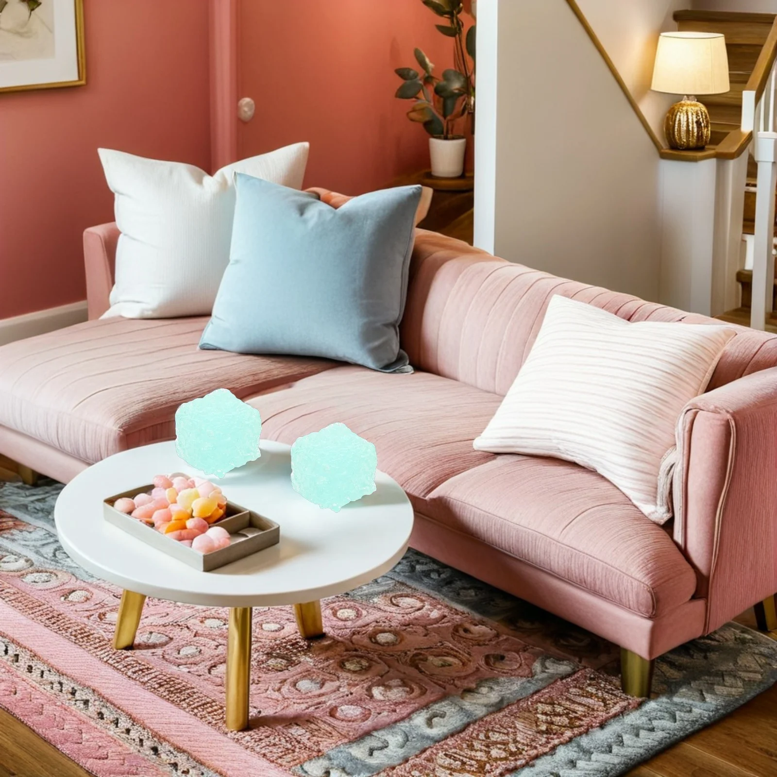 

30Pcs Luminous Cube Sugar Charms DIY Craft Accessories for Scrapbook Hairpins Mobile Phones Luminous Cube Sugar