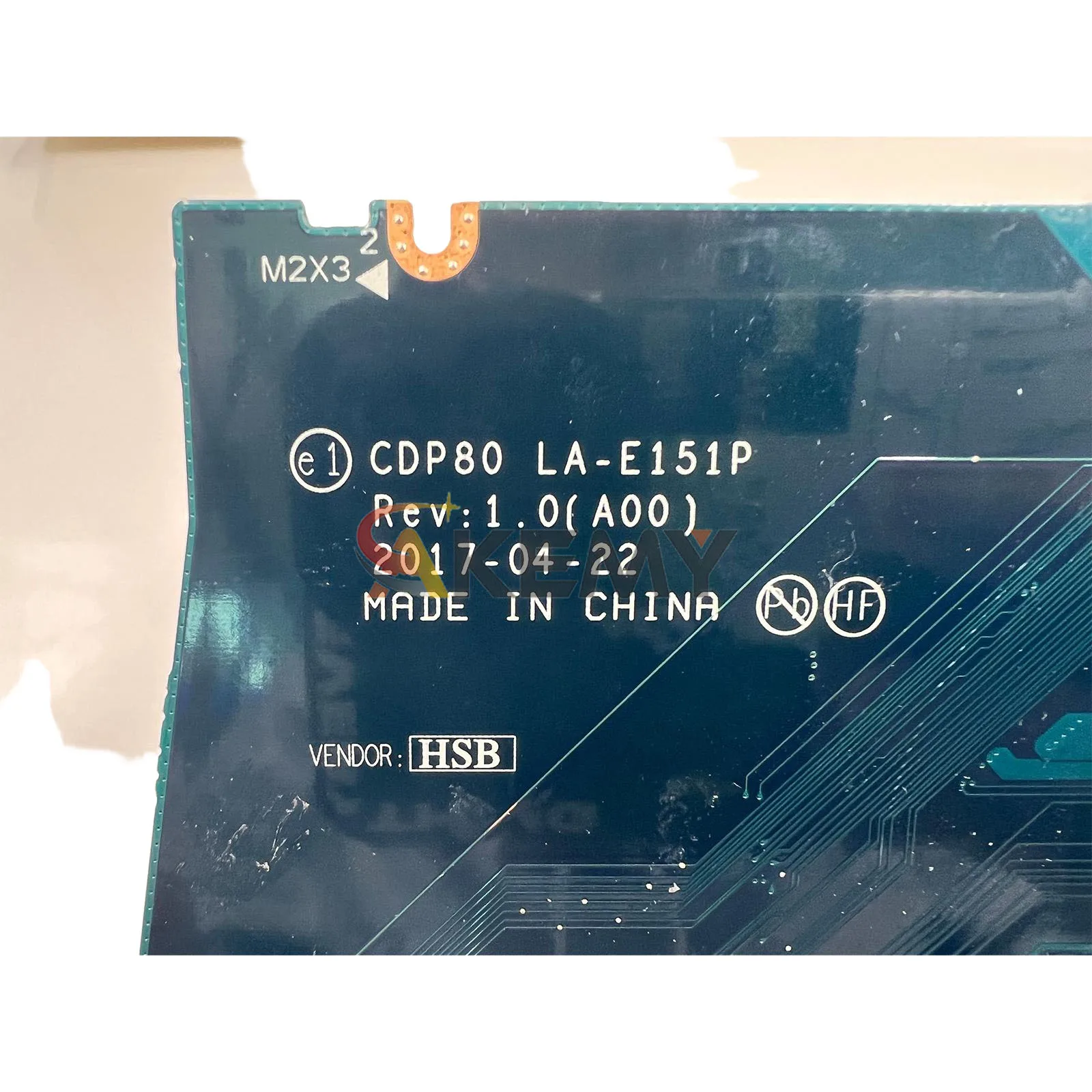 เมนบอร์ดสำหรับ Dell Latitude 5580 รุ่น CDP80 LA-E151P รองรับซีพียู i5 i7 รุ่นที่ 6/7 รหัส 00C144 08T984 0F3F59 0GDGX9 ผ่านการทดสอบแล้ว 100%