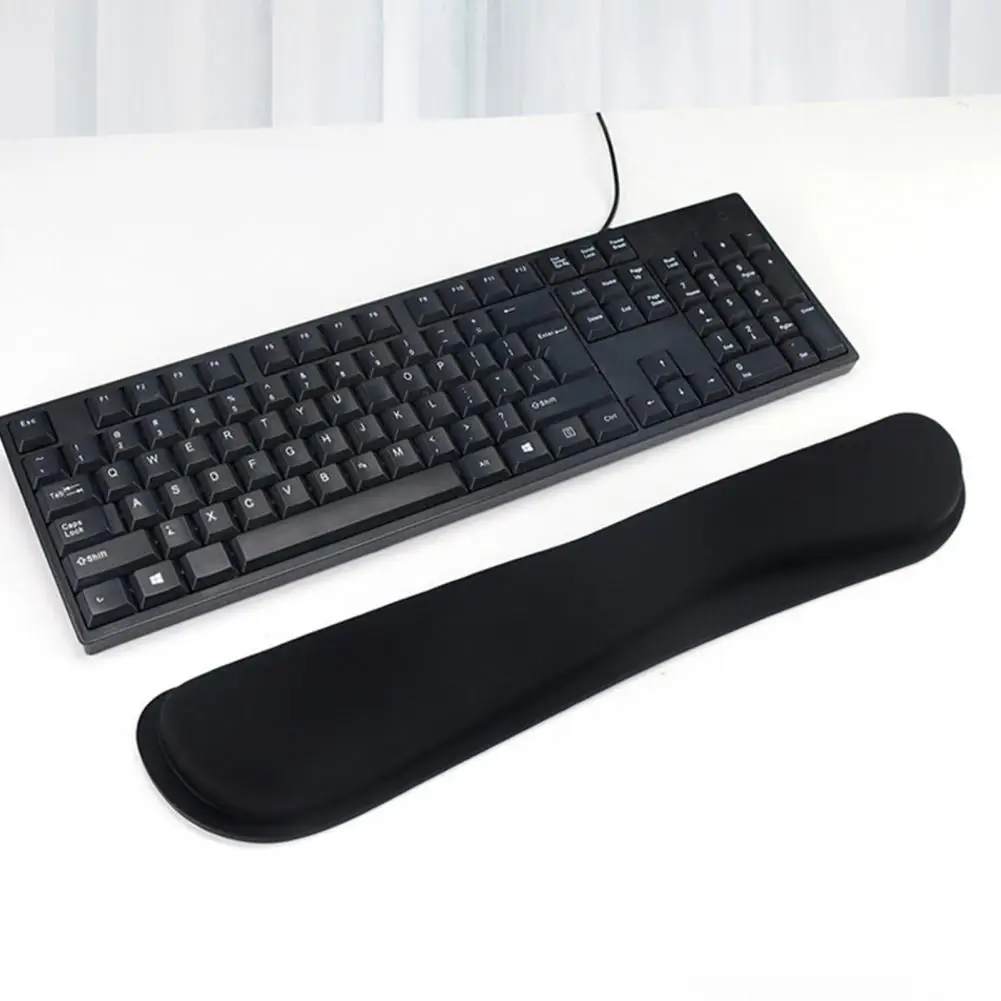 Full-size Keyboard Wrist Rest Ergonomic Memory Foam Keyboard Mouse Wrist Rest Set for Pain Relief Comfort in Office Work Gaming