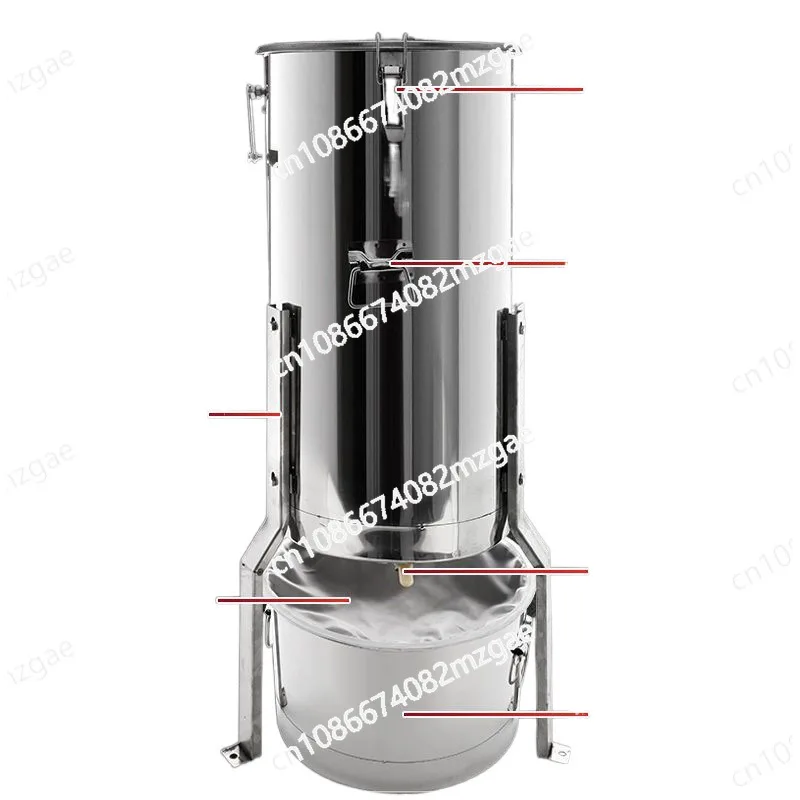 

Шейкер для меда, новый шейкер для меда из нержавеющей стали 304, очень толстая ручная рукоятка, машина для меда, автоматический фильтр, инструмент для пчеловодства