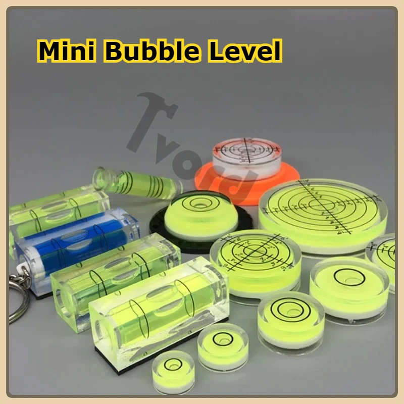 

Mini Bubble Level Precision Spirit Bubble Level Surface Circular Measuring Tool
