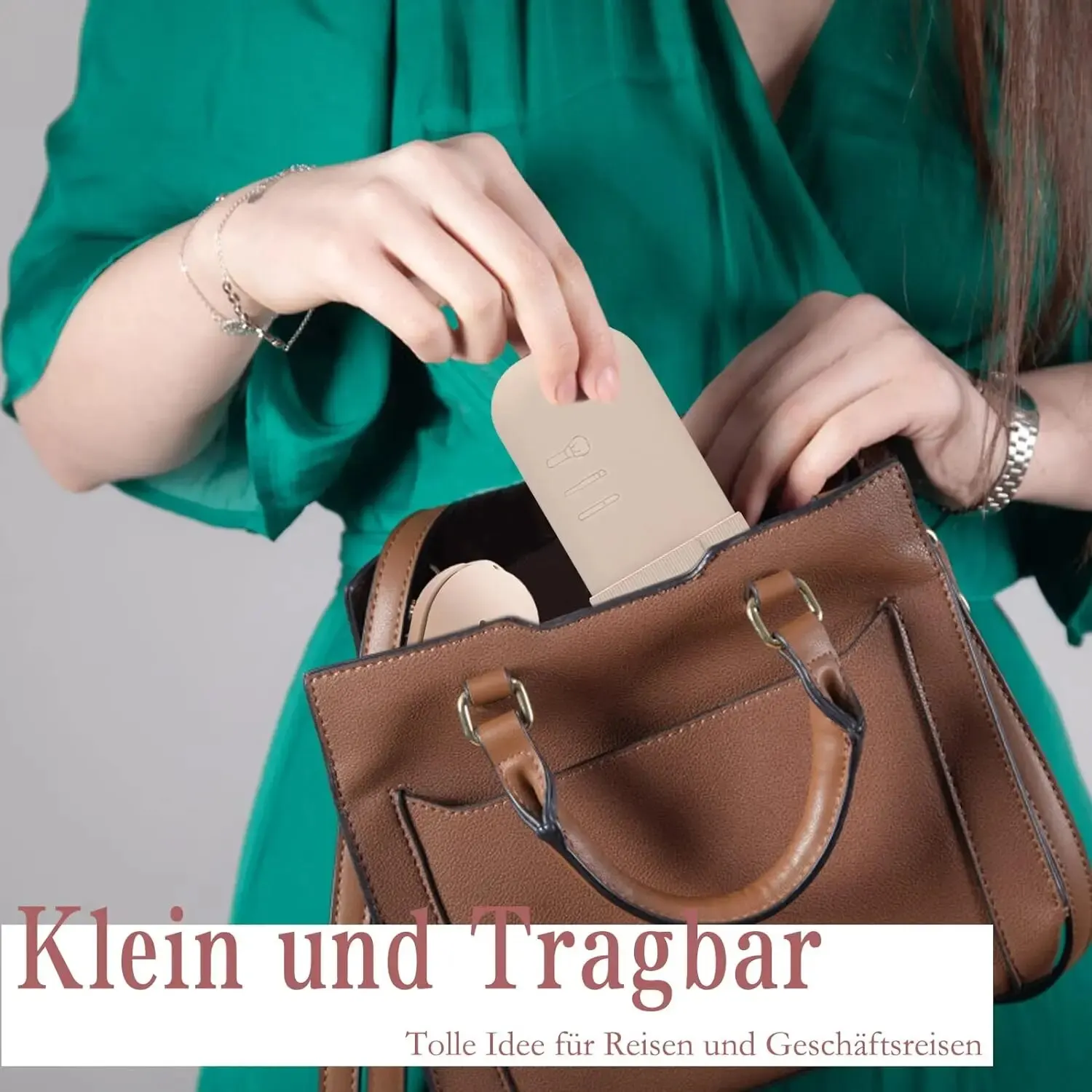 Suporte de pincel de maquiagem para viagem, bolsa de pincéis cosméticos de silicone, estojo de esponja de maquiagem portátil à prova d'água ferramentas de maquiagem para mulheres e meninas