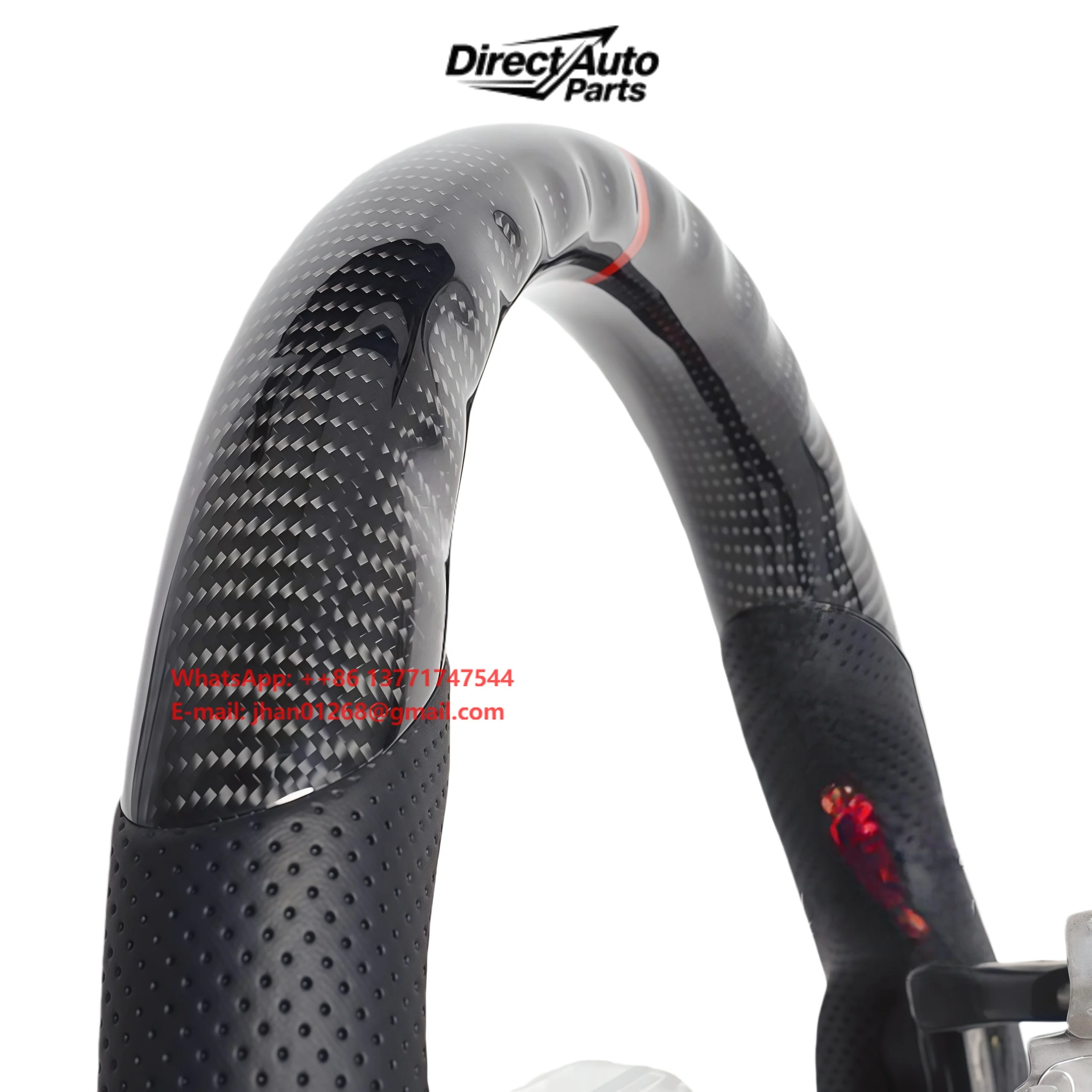 High Quality Steering Wheel Full Leather Car Steering Wheel for US-Version 2016 2017 2018 2019 2020 2021